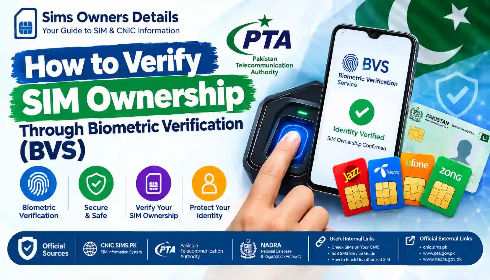 Verify SIM Ownership Through Biometric Verification